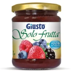 Giusto Solo Frutta Marmellata Frutti di Bosco Senza Glutine 284 g