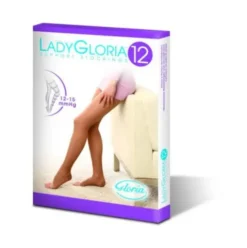 Gloria LadyGloria 12 Autoreggente Punta Aperta Daino Taglia 2