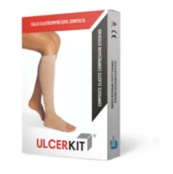 GloriaMed Ulcerkit Gambaletto 30/30 Compressione per Ulcera Taglia L