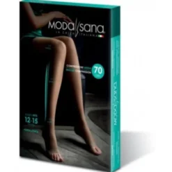 Gloria Modasana Autoreggente Punta Aperta 70 Nero Taglia 4
