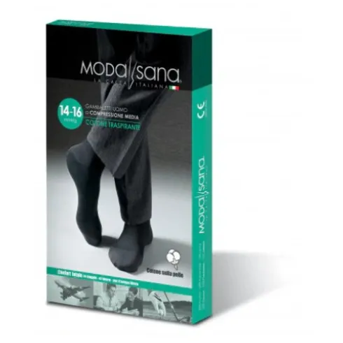 Gloria Modasana Gambaletto Cotone Antracite 14/16 mmHg Taglia XXL