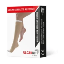 Gloria Ulcerkit Pro 35 Cotton Gambaletto Corto Misura M