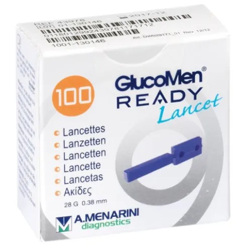 Glucomen Ready Lancet Lancette Pungidito Sterili per Glicemia 100 Pezzi