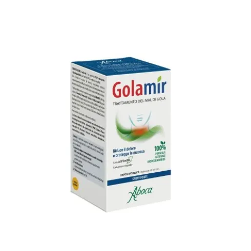 Golamir Spray Forte - Spray per mal di gola e bruciore - 30 ml