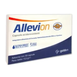 Golden Pharma Allevion Integratore Alimentare per Sistema Digerente, 30 Capsule