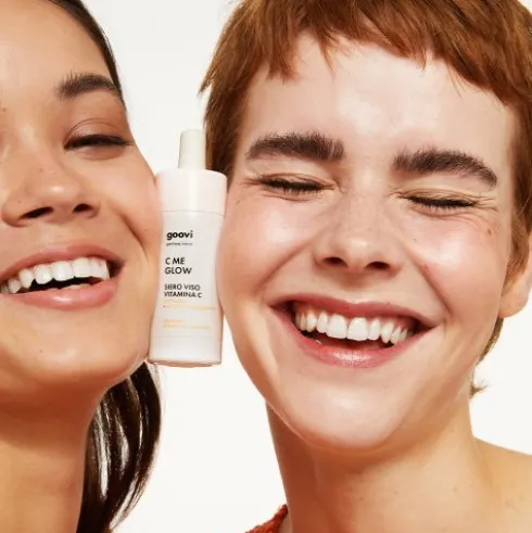 Goovi C Me Glow Siero Viso alla Vitamina C - Siero viso anti-ossidante e rivitalizzante - 30 ml