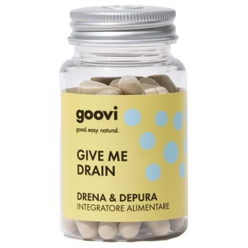 Goovi Give Me Drain - Integratore alimentare depurativo e drenante - 60 capsule