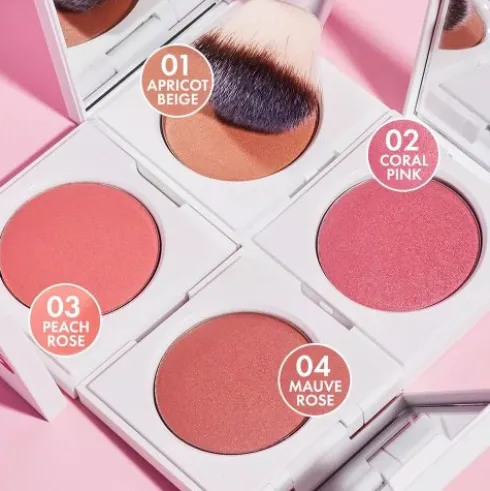 Goovi I'm Not Shy Creamy Powder Blush 03 - Blush in polvere vellutata - Nuance peach rose - 4 g