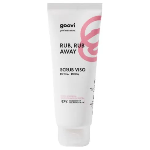 Goovi Rub Rub Away Scrub Viso - Scrub esfoliante ed idratante - 75 ml