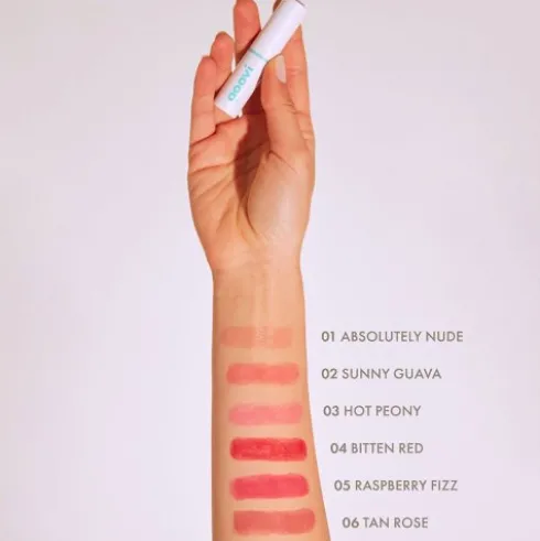 Goovi That's My Glow Balsamo Labbra Colorato 02 - Balsamo nutriente e illuminante - Nuance sunny guava - 2,5 g