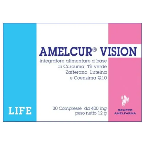 Gruppo Amelfarma Amelcur Vision Integratore Antiossidante - 30 Compresse