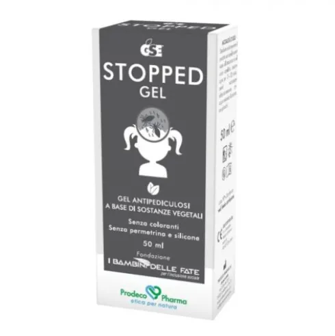 GSE Stopped Gel Antipediculosi per Eliminazione Pidocchi Formulazione Vegetale 50ml