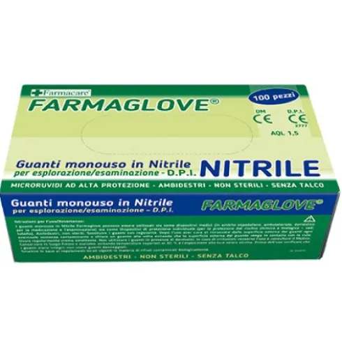 Guanti in Nitrile Misura M - Confezione da 100 pezzi