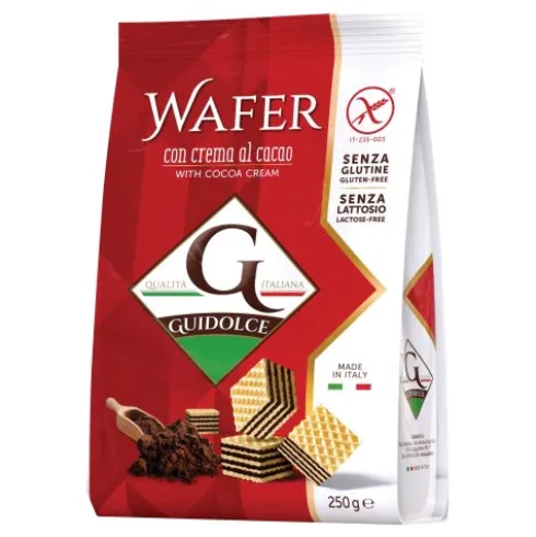 GUIDOLCE Wafer Cacao 250g