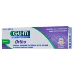 Gum Ortho Gel Dentifricio per Gengive Irritate e Denti Protetti 75ml