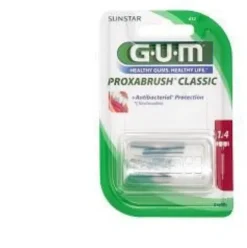 Gum Proxabrush Classic 612 Scovolino Interdentale Anti-placca 1,4 mm 8 Pezzi