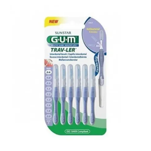 Gum Trav-Ler 0,6 Scovolino Interdentale Professionale 6 Pezzi