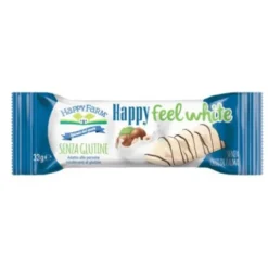 Happy Farm Happy Feel White Wafer Cioccolato Bianco Nocciola Senza Glutine 30g