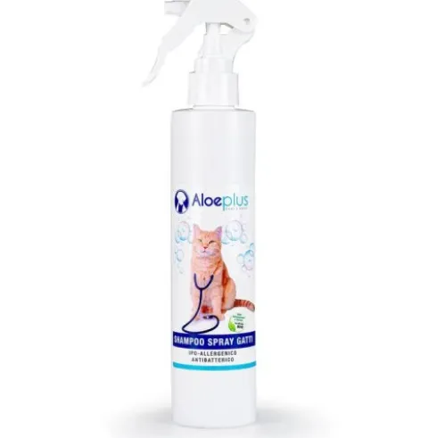 Hdr Srl Aloeplus Shampoo Spray Ipoallergenico per Gatti 250ml