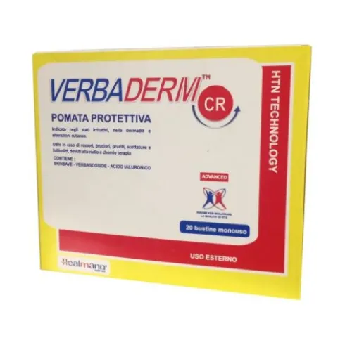 Healmann Health Care Verbaderm Crema Pomata Protettiva per Irritazioni 20 Bustine