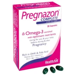 Healthaid Pregnazon Complete Integratore Gravidanza Allattamento Omega 3 30 Capsule