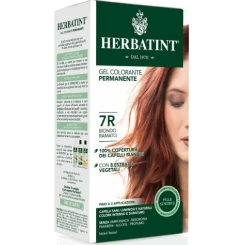 Herbatint Gel Colorante Permanente 7R Biondo Ramato