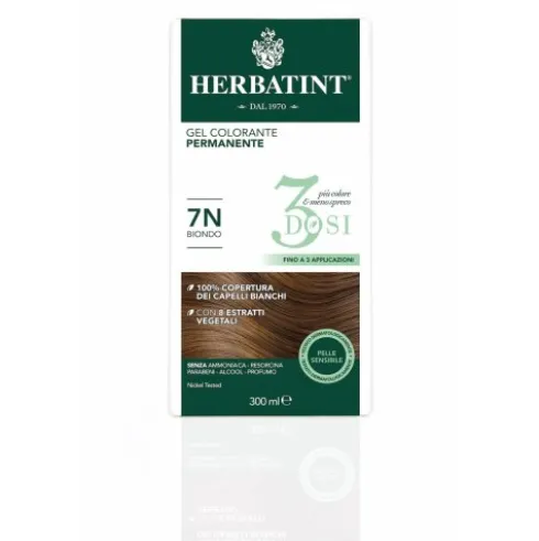 Herbatint Gel Colorante Permanente 7N Biondo 300ml