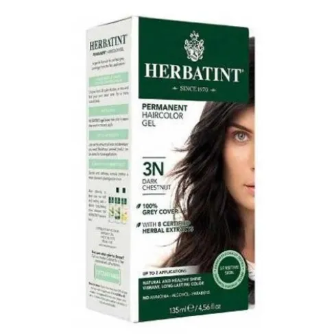 Herbatint 3N Castano Scuro Colorazione Permanente con Estratti Vegetali 150 ml