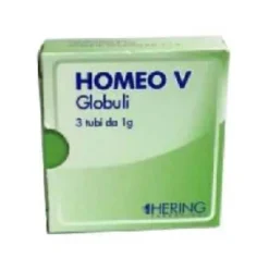 Hering Homeo V Globuli Omeopatici per Influenza 3 Tubi Dose