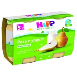 Hipp Biologico Omogeneizzato Pera e Yogurt 2x125g