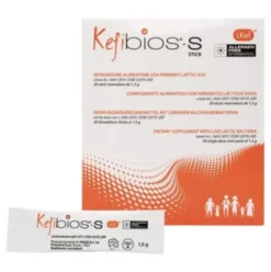 Hulka S Kefibios-S Integratore di Fermenti Lattici Vivi, 20 Stick