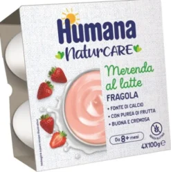 HUMANA Mer.Latte Fragola4x100g