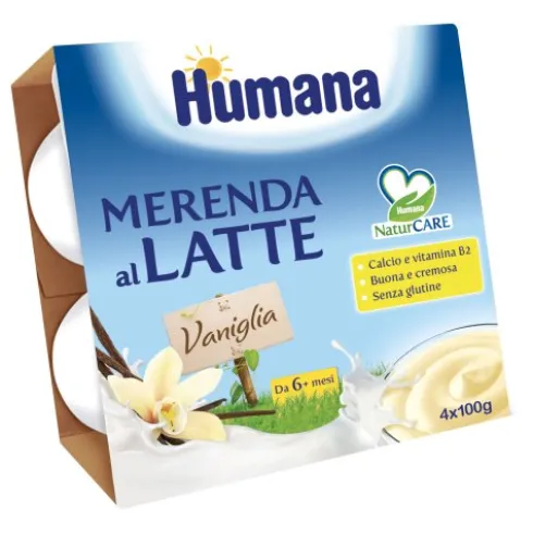 HUMANA Mer.Vaniglia 4x100g