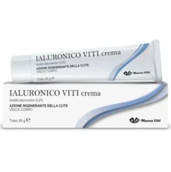 Ialuronico Viti Crema Viso e Corpo - Crema rigenerante della pelle - 25 g