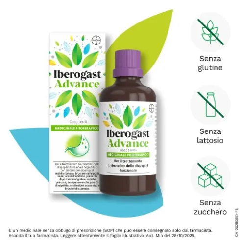 Iberogast Advance - Per favorire la normale funzionalità digestiva - Gocce - 50 ml