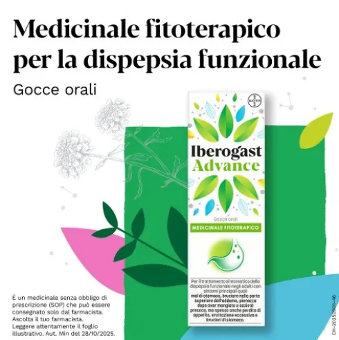 Iberogast Advance - Per favorire la normale funzionalità digestiva - Gocce - 50 ml