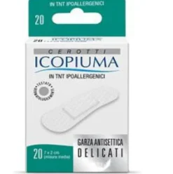 Icopiuma Cerotti Trasparenti Grandi 7x3 cm, 20 Pezzi