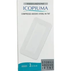 Icopiuma Compresse Adesive TNT Sterile 10x20cm 3 Pezzi