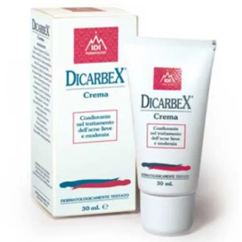 Idi Dicarbex Crema per Pelle Acneica Trattamento Riequilibrante 30ml