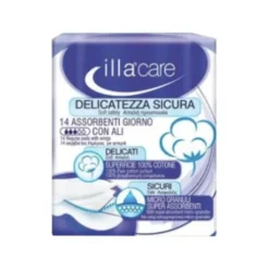 Illa Care Giorno Assorbenti con Ali per flusso normale 14 Pezzi