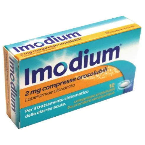 IMODIUM 12CPR OROSOL 2MG GMM