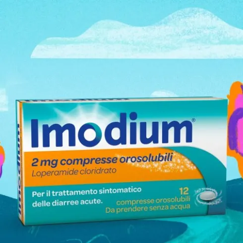 Imodium - Per il trattamento della diarrea acuta - 12 Compresse Orosolubili 2mg