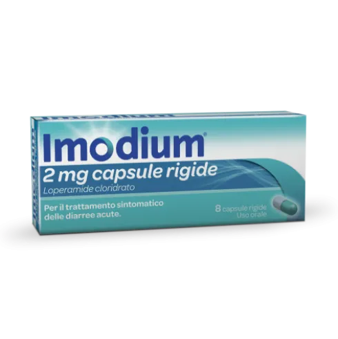 Imodium Trattamento Antidiarroico - 8 Capsule 2 mg