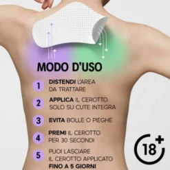 Initiv Cerotti Dolore Collo - Cerotto per dolori muscolari senza medicinali - 3 cerotti