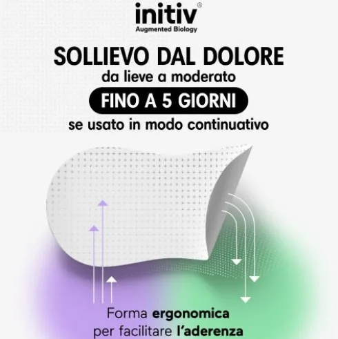 Initiv Cerotti Dolore Schiena - Cerotto per dolori muscolari senza medicinali - 3 cerotti
