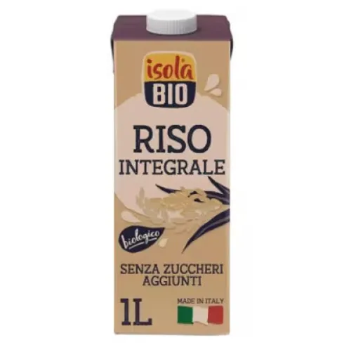 Isolabio Bevanda Riso Integrale 1L Biologica Vegana Senza Glutine