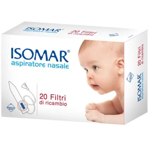 ISOMAR Filtri per Aspiratore Nasale 20 pezzi