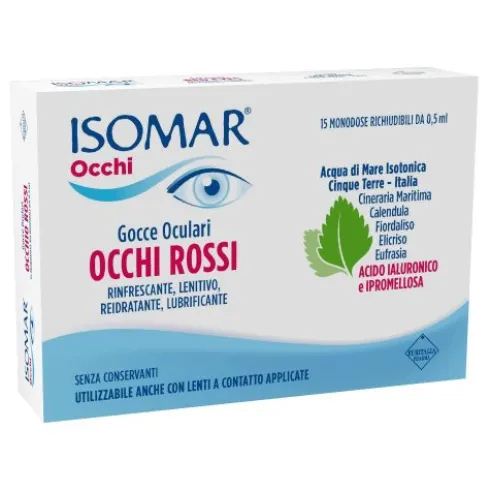 ISOMAR Occhi Rossi 15f.0,2%5ml