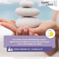 Isypan Probiotik - Integratore di probiotici e prebiotici per disbiosi intestinale - 12 Buste Orosolubili