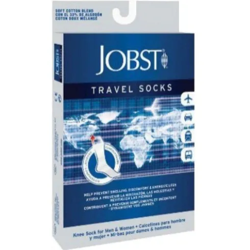 Jobst Travel Socks Gambaletto Compressivo Blu Taglia M